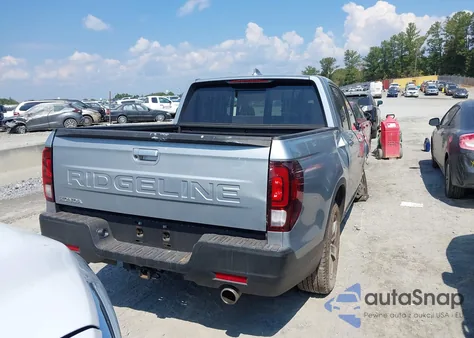 2025 Honda Ridgeline Rtl z USA, uszkodzony, nr VIN 5FPYK3F52SB041081